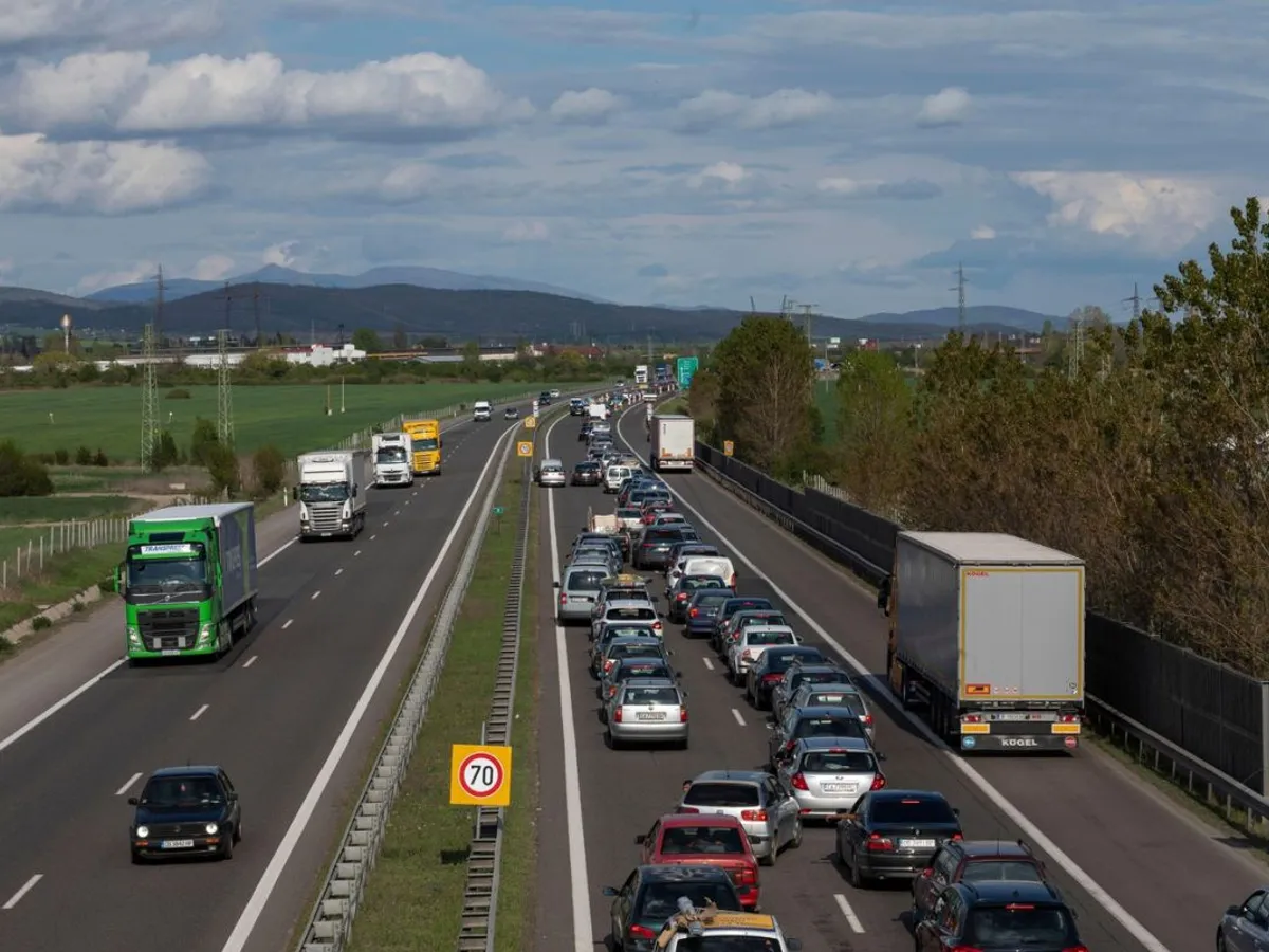 Autostrada de exit din capitala Sofia, în aprilie 2020, în plină epidemie de Covid - Foto: Profimedia Images (Imagine cu caracter ilustrativ)