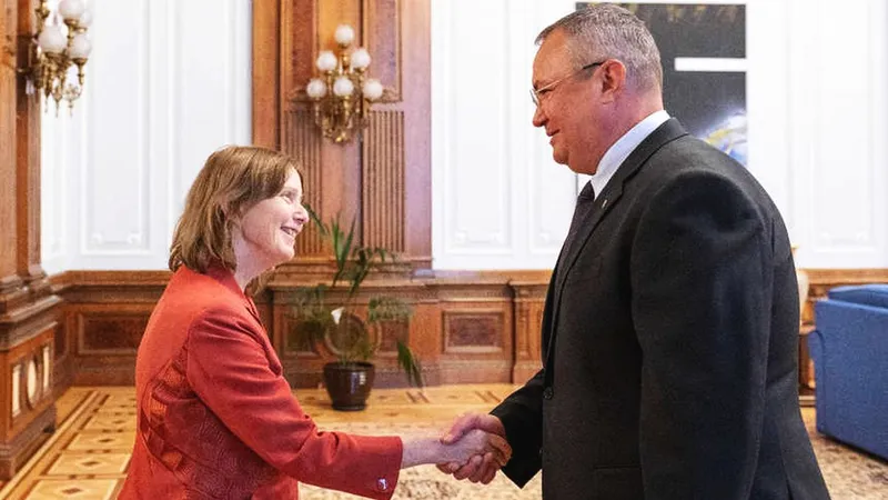 Nicoale Ciucă s-a întâlnit cu ambasadorul SUA - Foto: Facebook/Nicolae Ionel Ciucă