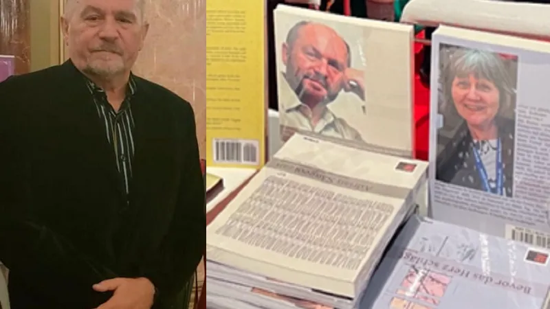 Dr. Adrian Sângeorzan, remarcat la Târgul de carte de la Frankfurt cu volumul "Lume mascată" Foto: NWR