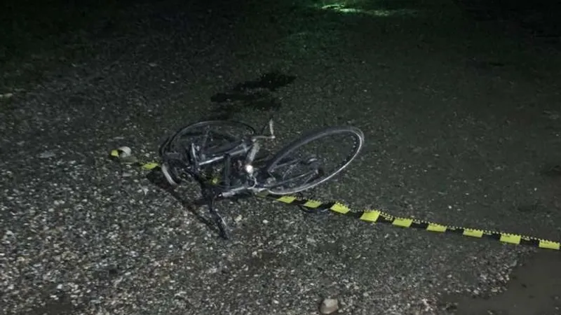 În urma accidentului a fost ucis un biciclistFoto: IPJ Bistrița Năsăud