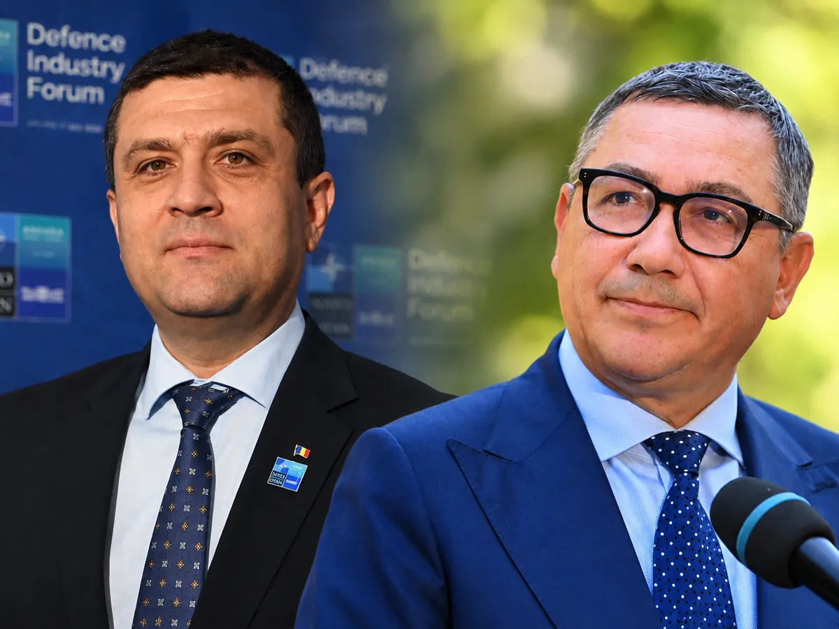 Radu Miruță și Victor Ponta - FOTO: Profimedia Images - Colaj