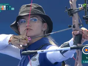 Mădălina Amăistroaie s-a calificat în optimile de finală ale probei feminine de tir cu arcul - Foto: captura TVR Sport(imagine cu rol ilustrativ)