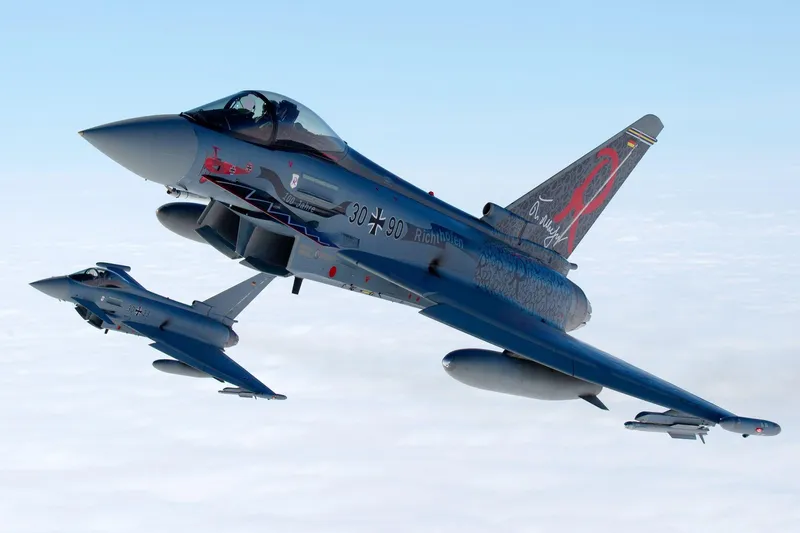 Avioane de luptă Eurofighter - Foto: Profimedia images