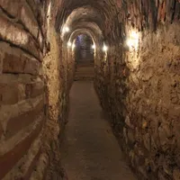Culoarul spre fântâna de la Sucidava - Foto: Gonect