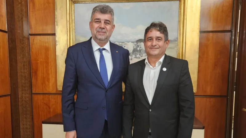 Primarul USR din Alba Iulia îl laudă pe Marcel Ciolacu: „Îi mulțumesc pentru ajutorul promis” - Foto: Facebook/ Gabriel Pleșa