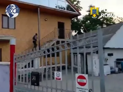 Descinderi - Foto: captură video Poliția Română - DIICOT