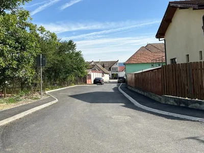 Stradă din comuna Cristian - Foto: Primăria Cristian Sibiu (cu rol ilustrativ)