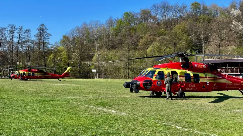 România arde de 4 zile, în ciuda eforturilor pompierilor. Se luptă și cu elicoptere Black Hawk - Foto: ISU