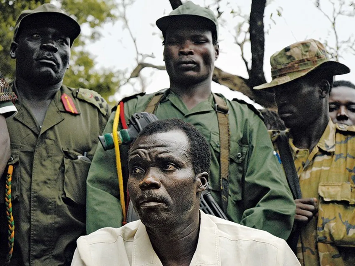 Joseph Kony, șeful miliției LRA, un grup militant din Uganda care a răpit peste 66.000 de copii între 1986 și 2005