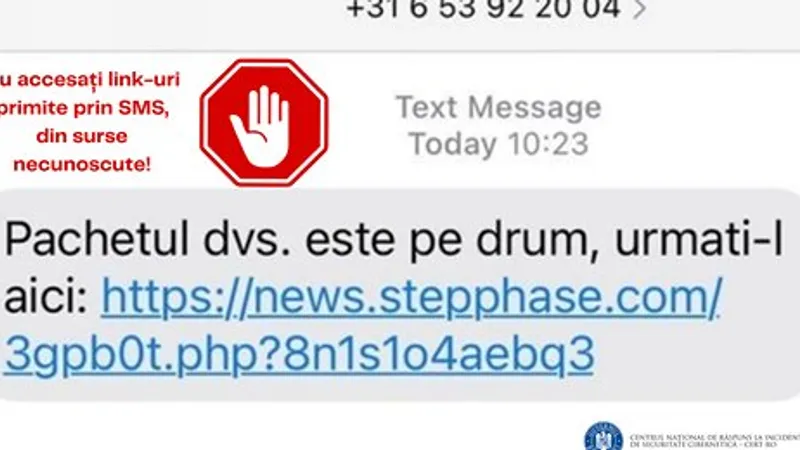 SRI și CERT-RO au identificat o nouă campanie malware asupra dispozitivelor mobile cu Android și iOS. / Foto: CERT-RO