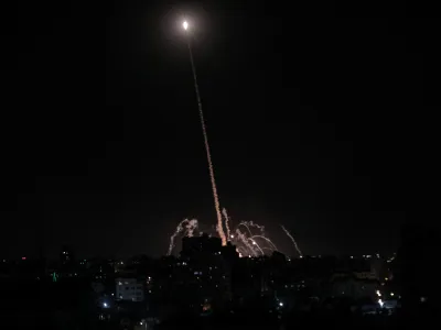 Scutul israelian Iorn Dome este foarte eficient în fața ploii de rachete palestiniene Foto: Gettysimage