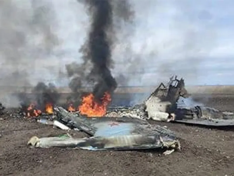 Un avion de război Su-34 de 36.000.000$ s-a prăbușit în Rusia. Piloții au murit pe loc. Cauza? - Foto: Profimedia images - Caracter ilustrativ