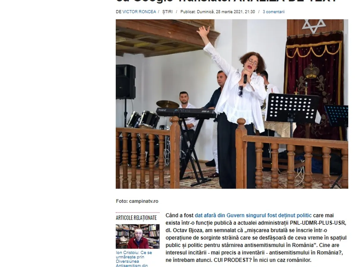 Conspirația ActiveNews, bazată pe teoriile lui Ion Cristoiu. Sursa: Captură foto ActiveNews