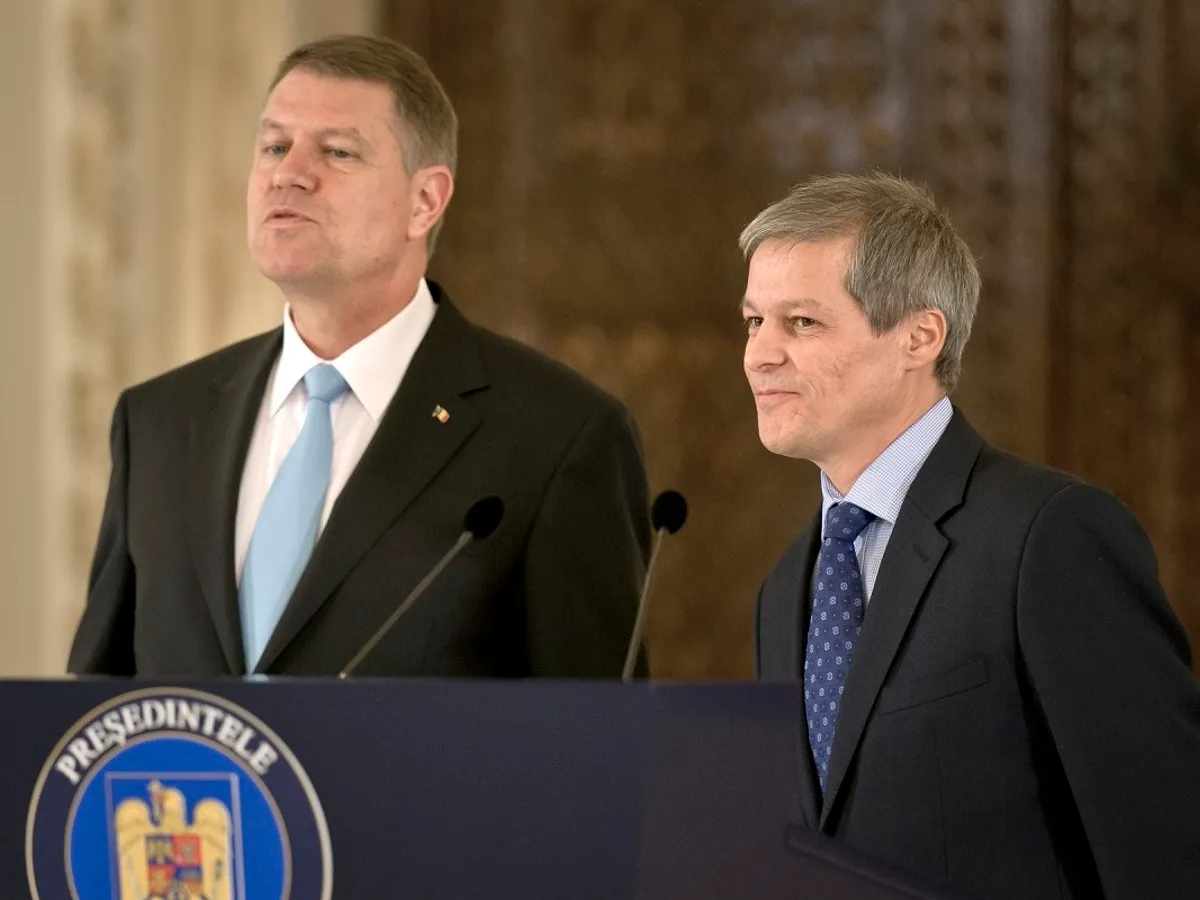 Klaus Iohannis și Dacian Cioloș