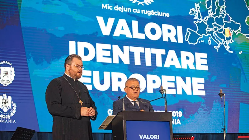 Arhidiaconul Ionuț Mavrichi, din partea BOR, și deputatul PNL Dumitru Mihăilescul au fost gazdele evenimentului, la care a cântat soprana Laura Bretan