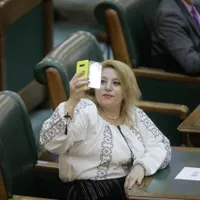 Diana Șoșoacă în plenul Senatului/FOTO: Inquam Photos/George Călin