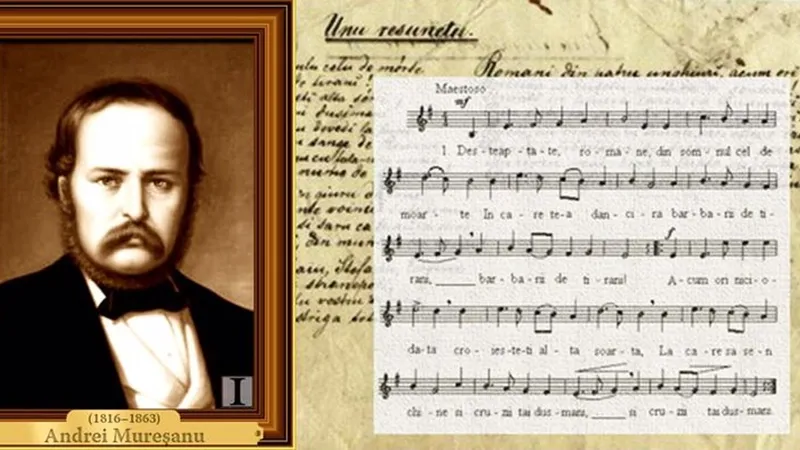 207 ani de la nașterea lui Andrei Mureșanu, autorul Imnului României. Rușii l-au luat prizonier - Foto: Colaj/ Imagine cu caracter ilustrativ