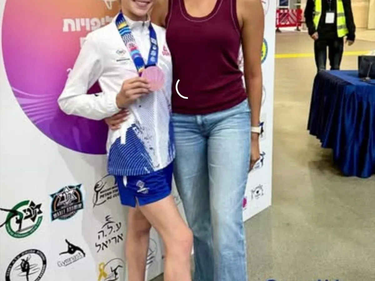 Gimnasta română Ida Waldman a câștigat medalia de bronz la Maccabiah Games 2026 Foto: NWR