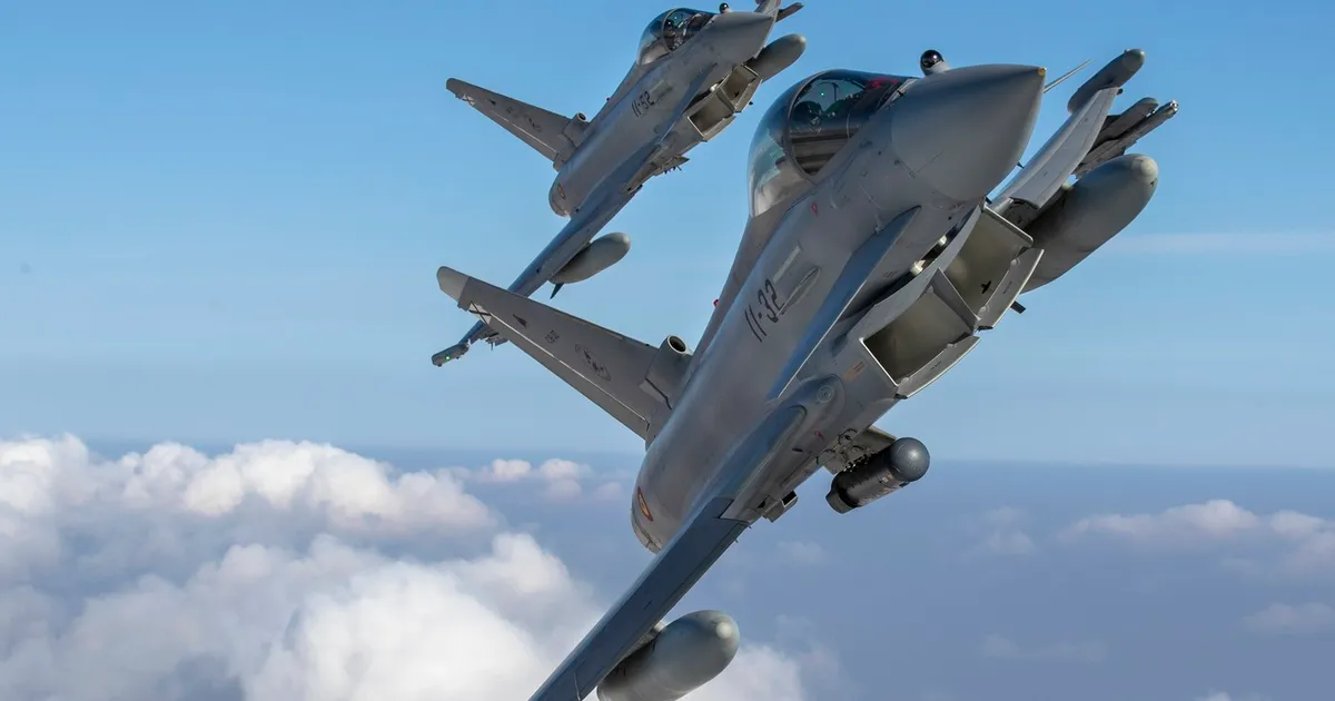 Doi aliați NATO folosesc avioane Eurofighter la baza Mihail Kogălniceanu, un centru operațional important pentru România.