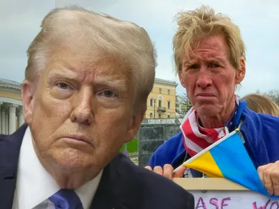 Trump și Ryan Routh - Foto: Profimedia images