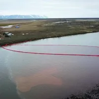 Scurgerea din mai a Norilsk Nickel/FOTO: news.ro
