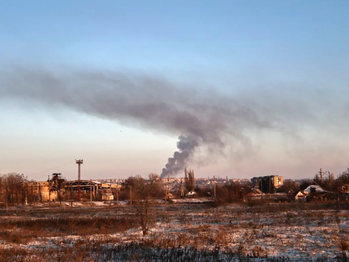 Orașul Soledar este cel mai fierbinte punct al războiului- Foto: CNN