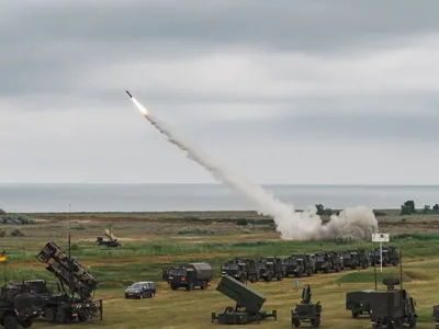 Sistemul românesc de rachete sol-aer PATRIOT în poligonul de antrenament Capu Midia- Foto: Profimedia Images