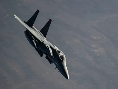 Uun avion de vânătoare multirol F-15E Strike Eagle al SUAs-a prăbușit în sudul Iranului - Foto: Profimedia Images (imagine cu rol ilustrativ)