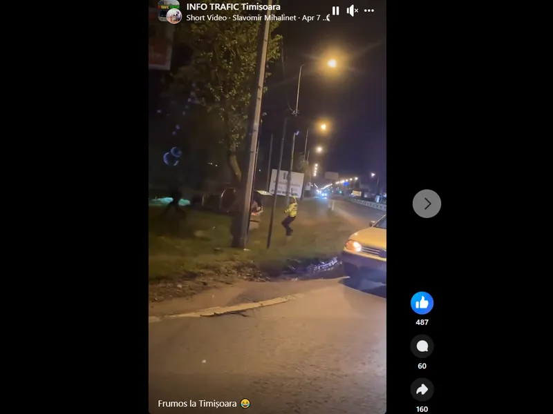 Urmărire ca în filme: Un Mercedes ML plin cu migranți fuge de poliție, se trage cu pistolul - Foto: Facebook/captură video