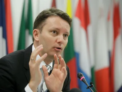 Siegfried Mureşan, în 2018, pe când era negociatorul-şef al arlamentului European pentru bugetul UE - Foto: INQUAM PHOTOS/George Călin