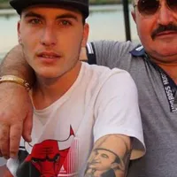 Nuțu Cămătaru și fiul său/ Foto  Petru Luca