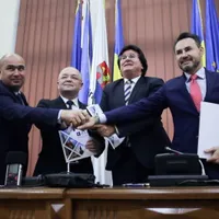 Actul pentru înființarea Alianței Vestului a fost semnat la Timișoara.  Foto Inquam Photos/Virgil Simionescu