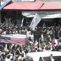 Talibanii au organizat o înmormântare pentru forțele SUA și NATO, după retragerea din Afganistan/FOTO: Twitter/Salman