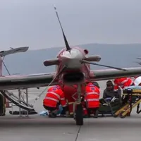 Avionul DSU, care af fi trebuit să transporte inca de ieri pacientul in Belgia, s-a stricat. Sursa imagine: Digi24