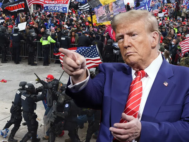 Război civil în SUA. Trump instaurează dictatura. Democrația, distrusă, dacă nu iese el președinte - Foto: Profimedia images