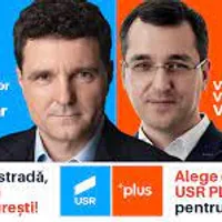 Afisul electoral în care USR-PLUS anunța că Vlad Voiculescu va fi viceprimar