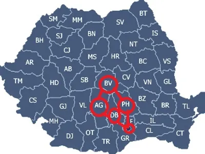Bucureștiul, împreună cu Argeș, Dâmbovița, Prahova și Brașov au cele mai multe cazuri noi de infectare cu coronavirus.