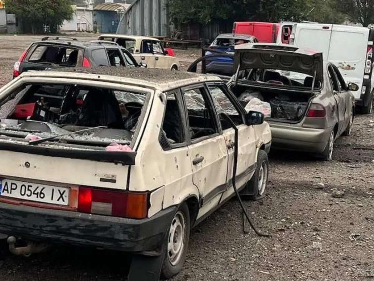 Peste 20 de morți în urma unui atac asupra unui convoi umanitar civil în Zaporojie - FOTO: Twitter/ZelenskaUA