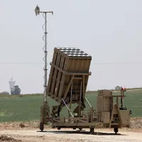 LAnsator de rachete interceptoare, parte a „Iron Dome”/ FOTO: Time of Israel