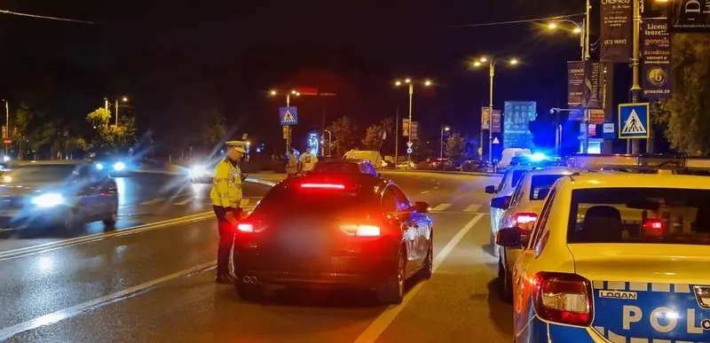 Acțiune a Poliției Rutiere în Capitală. / Foto: news.ro