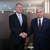 Iohannis a avut discuţii cu omologul din Kazahstan despre stimularea comerţului, la New York - Foto: Presidency.ro