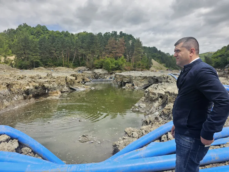 Radu Miruţă, Ministrul Economiei la Salina Praid - Foto: Facebook/Radu Miruţă