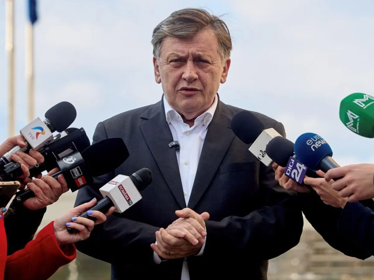 7 aorilie. Declaraţii de presă făcute de Crin Antonescu - Foto: Profimedia Images