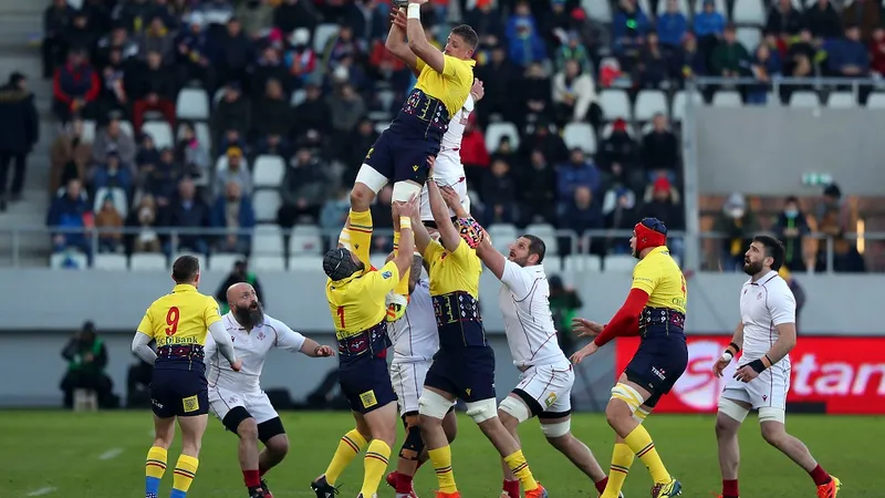 Echipa națională de rugby a fost nominalizată la "Echipa anului, masculin" pentru calificarea la Cupa Mondială Foto: INQUAM Photos/ Ștefan Constantin