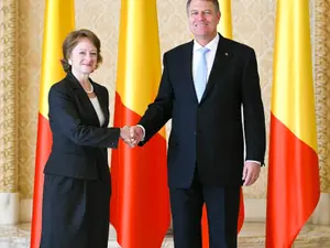 Ambasadorul Austriei în România, Isabel Rauscher, decorat de președintele Klaus Iohannis. / Foto: diplomatclub.ro