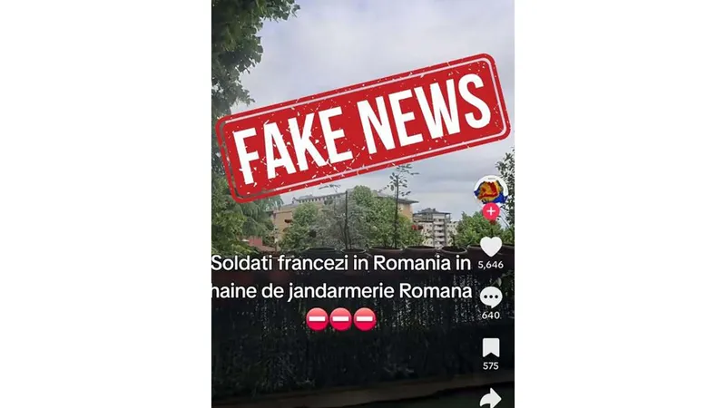 Avertisment MApN. Dezinformare pe TikTok, cu privire la militarii francezi din România - Foto: News.ro