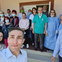 Vaccinare în comuna Izvoru, din județul Argeș.Sursă imagine: Facebook RoVaccinare
