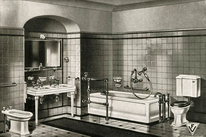 Baie modernă la 1925