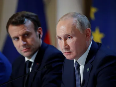 Putin și Macron au discutat despre cererea Rusiei de garanții de securitate/foto: reuters