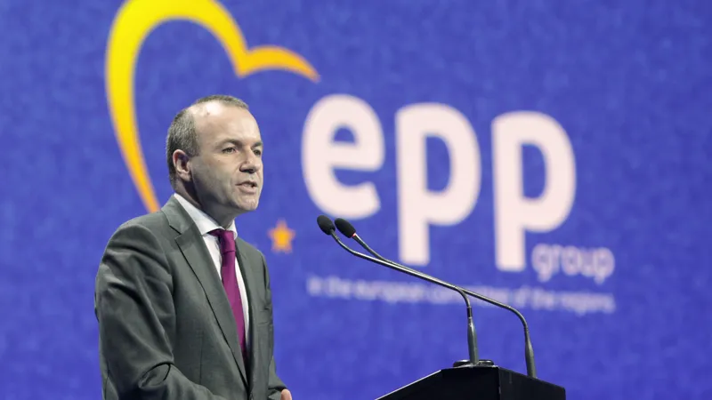 Manfred Weber, candidat al PPE. Foto Inquam Photos/Octav Ganea